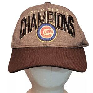 Chicago Cubs World Series Baseball Hat 2016 Champions New Era 39Thirty Gray OSFM